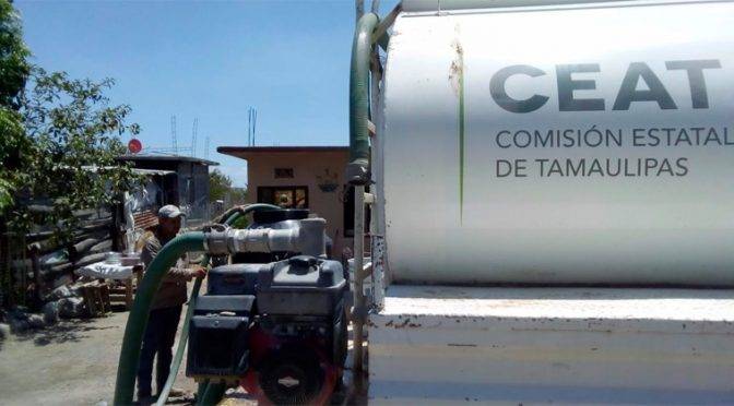 Tamaulipas: Crisis del agua aún no termina; Comapa distribuye líquido en pipas (Expreso)
